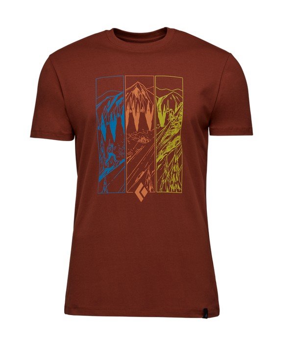 Black Diamond triko KR pánské Multi Sport, tm. červená, M